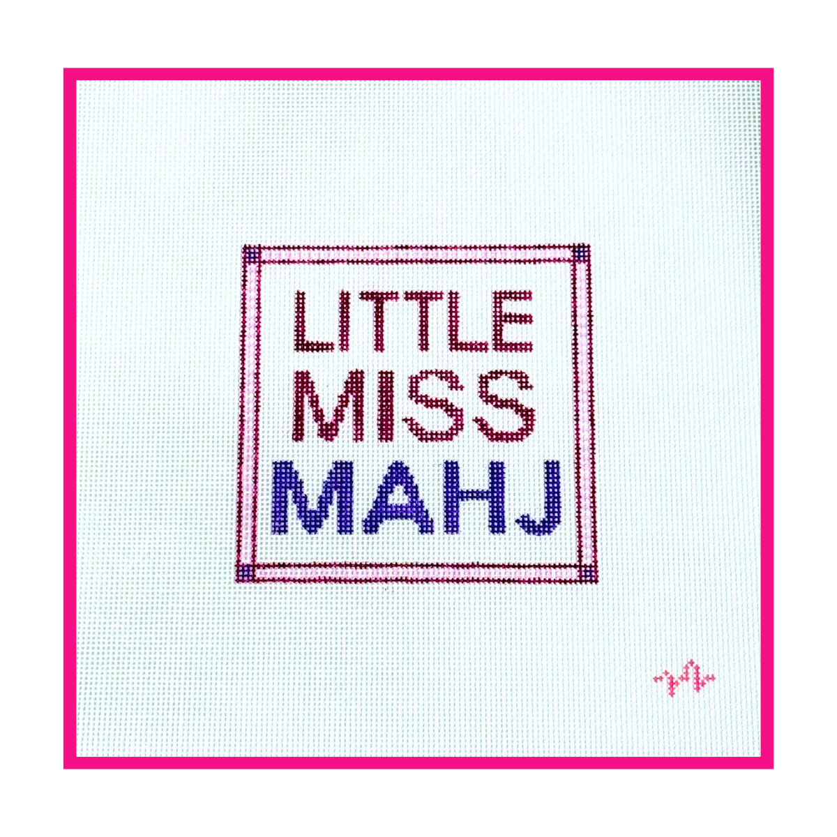 Little Miss Mahj Needlepoint