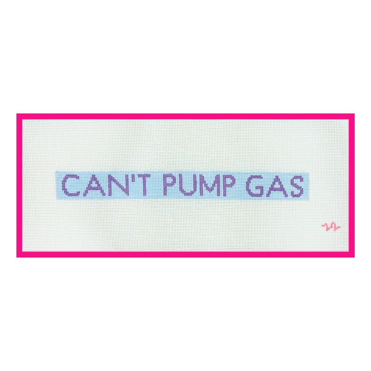 Can't Pump Gas Keyfob Needlepoint
