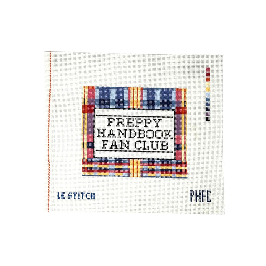 Preppy Handbook Fan Club Needlepoint