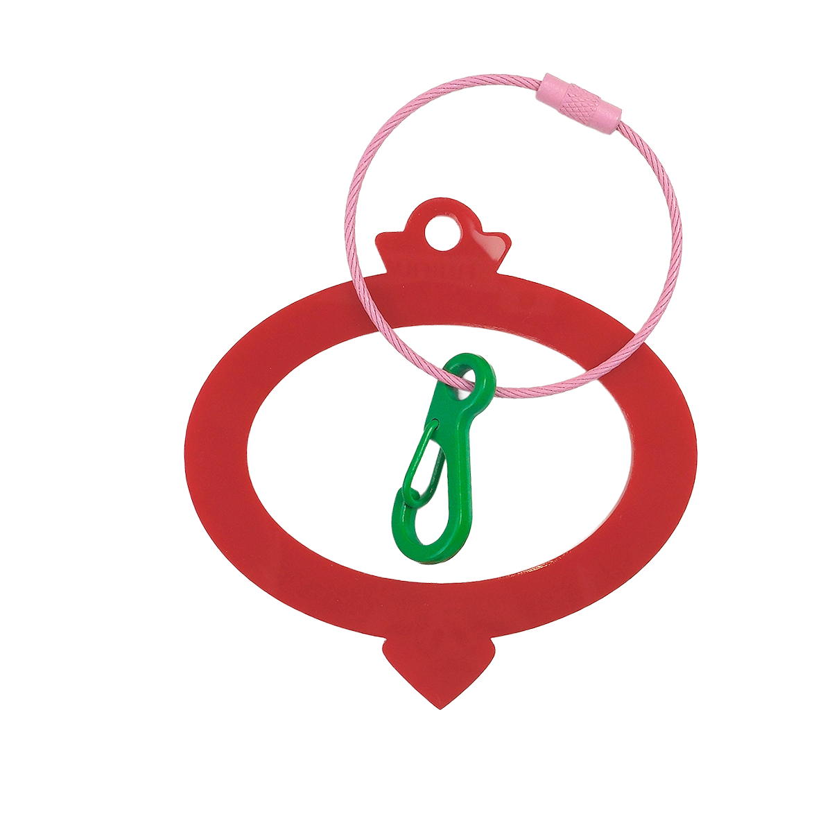 Red Ornament Bag Tag