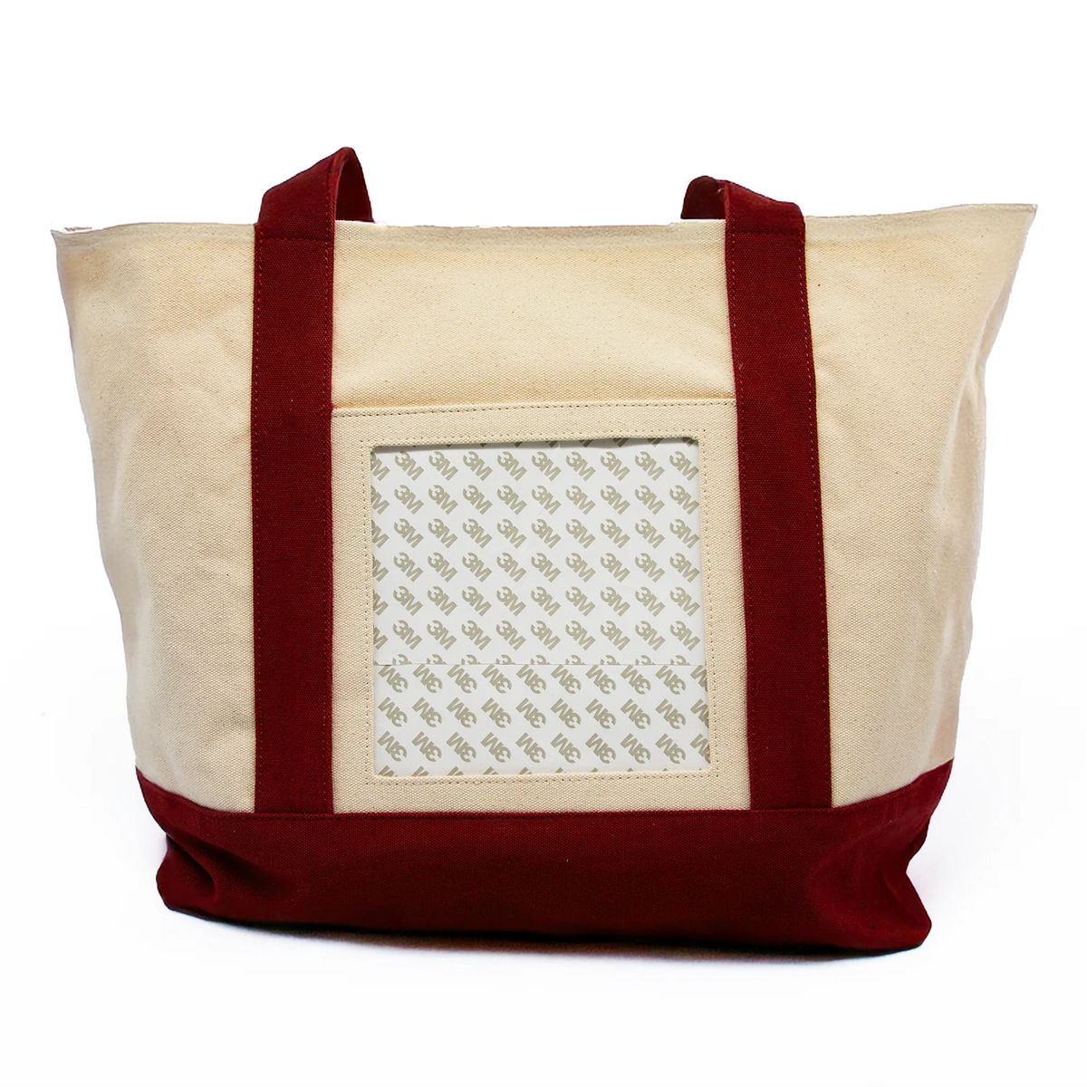Canvas Tote with Needlepoint Insert