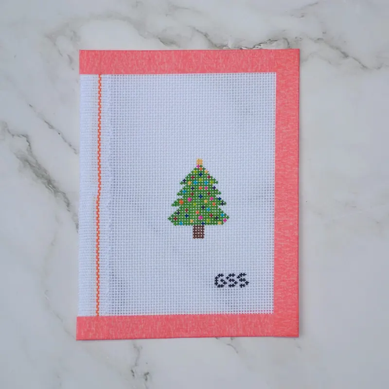 Mini Christmass Tree Needlepoint