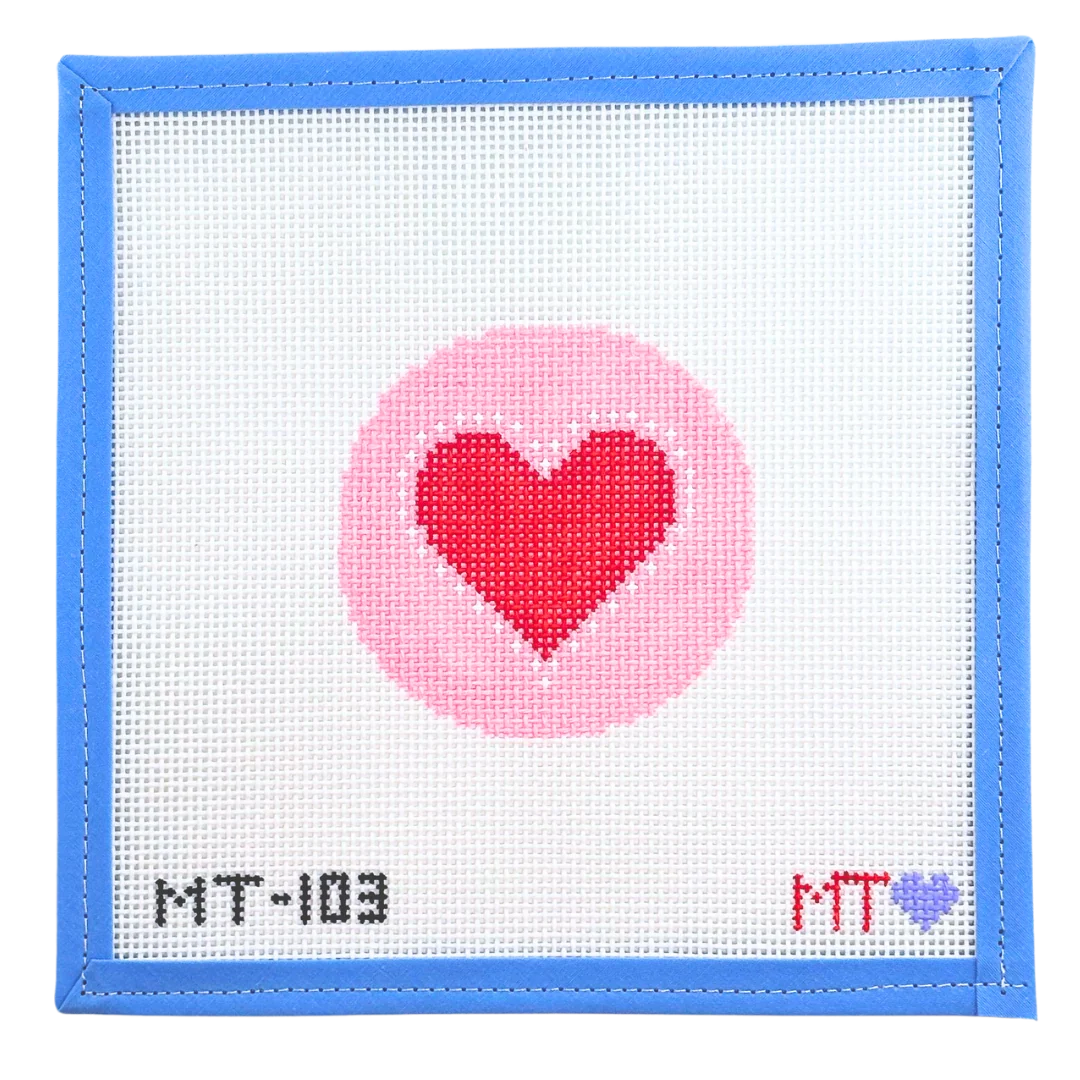 Heart Ornament Needlepoint