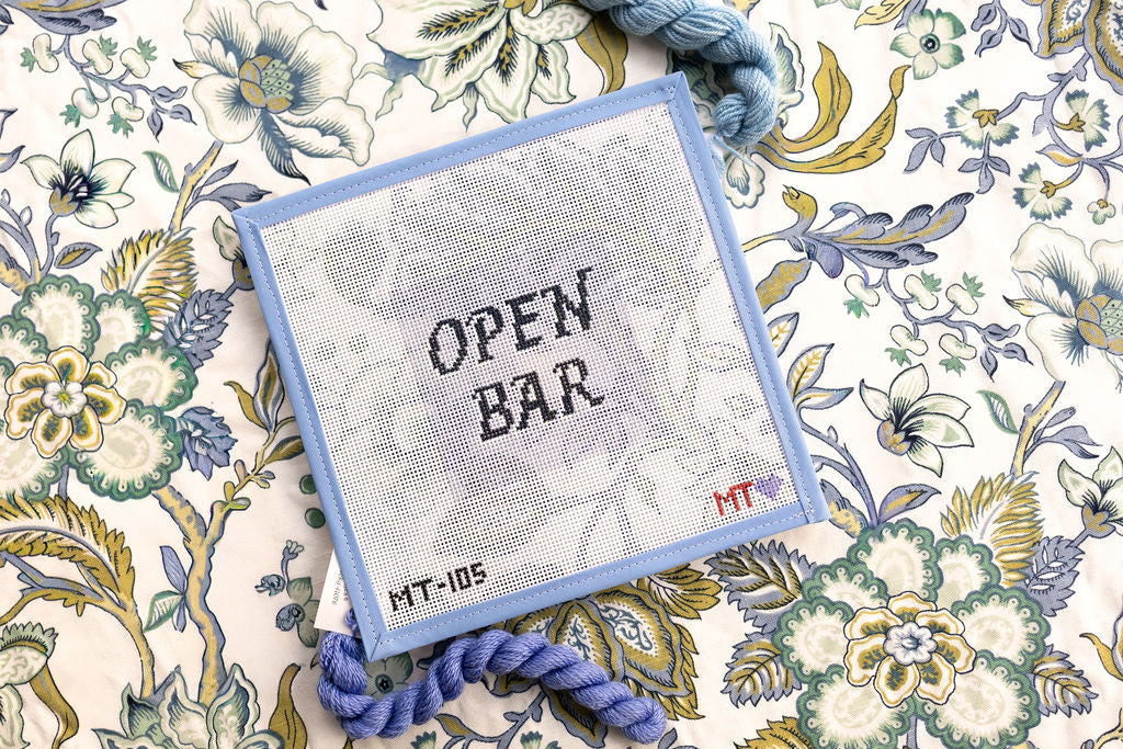 Open Bar Needlepoint