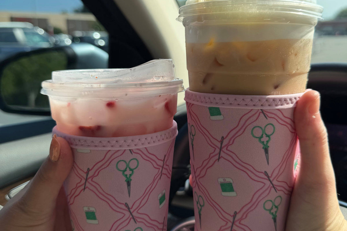 Notion Pattern Cup Sleeve Koozie