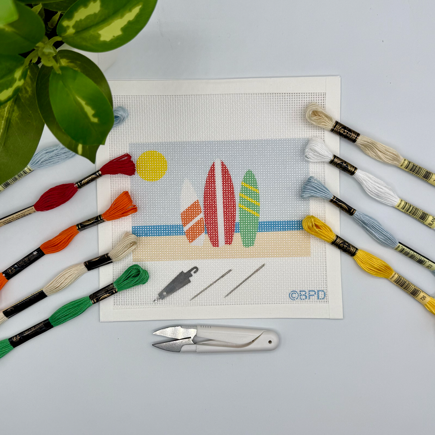 Surfboards Needlepoint Kit