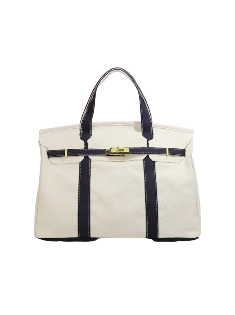 Canvas Weekender Boat Tote