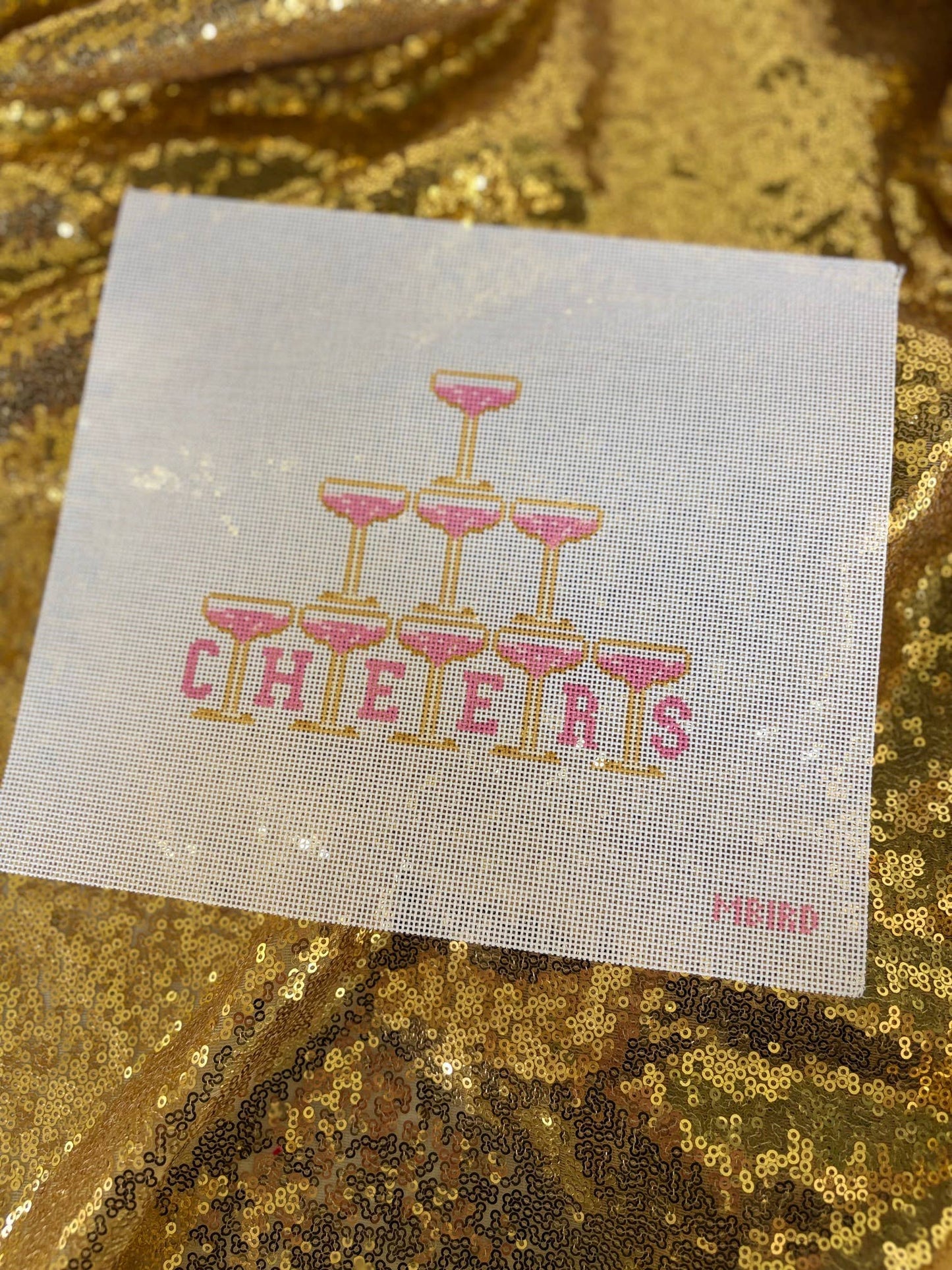 Cheers Champagne Canvas