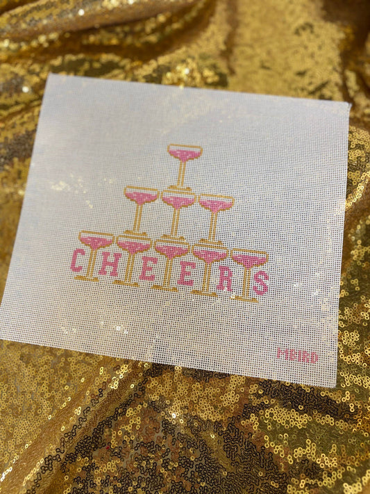 Cheers Champagne Canvas