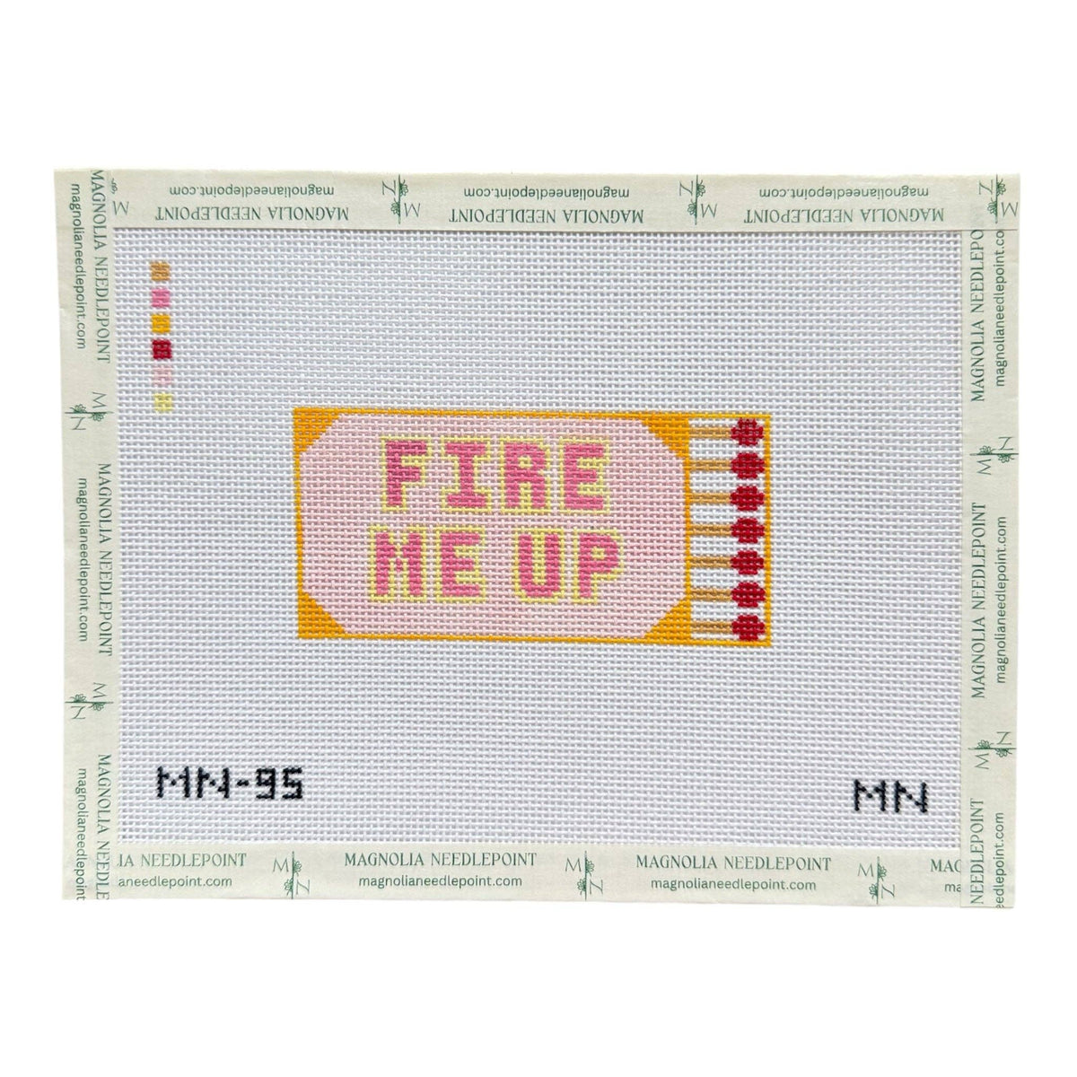 Fire Me Up Matchbox Needlepoint