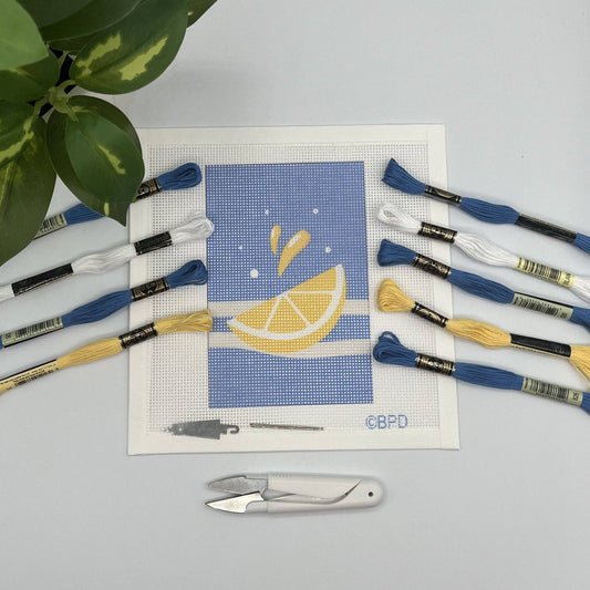 Lemon Wedge Needlepoint kit