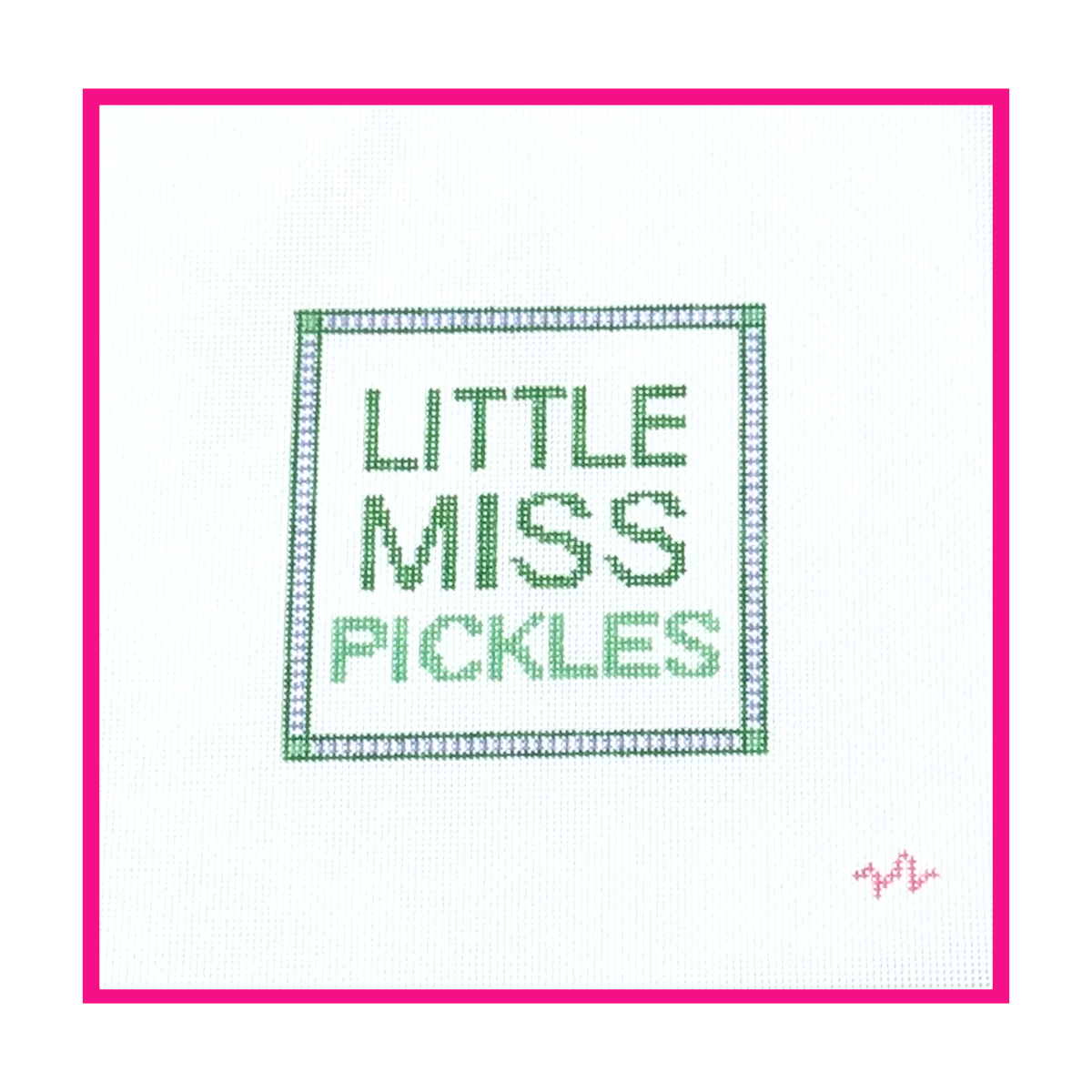Little Miss Pickles Needlepoint