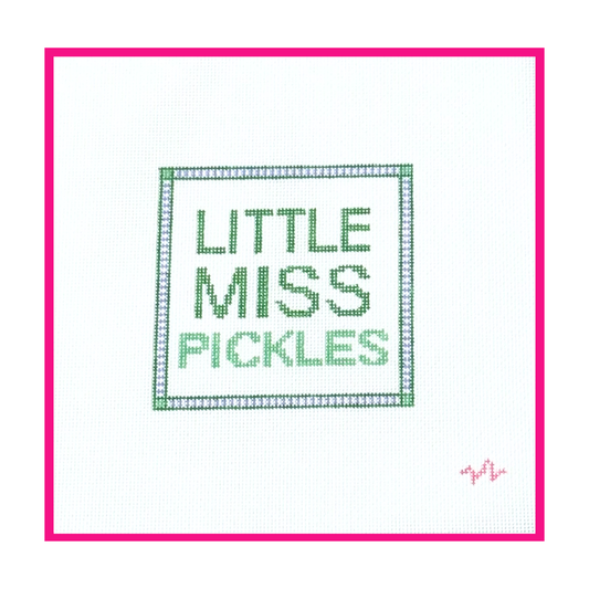 Little Miss Pickles Needlepoint
