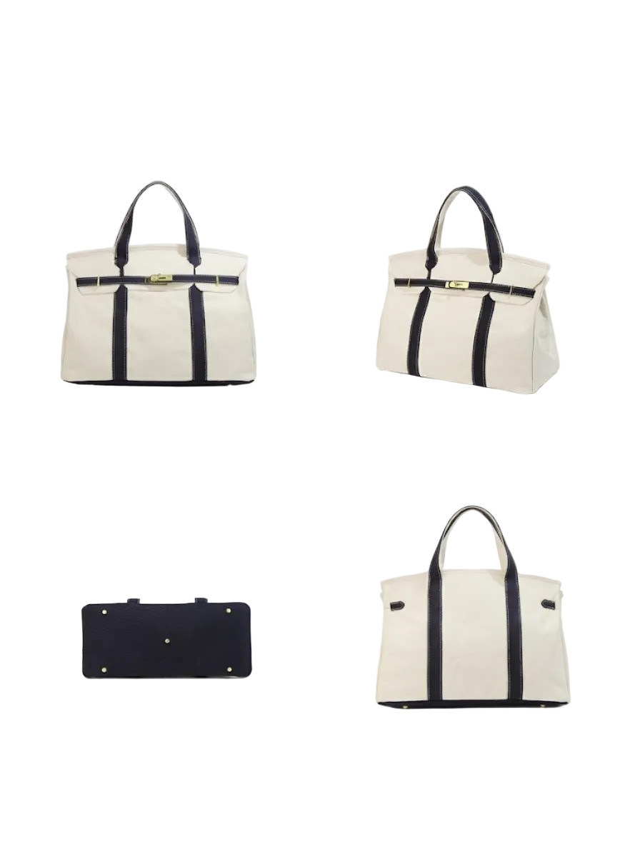Canvas Weekender Boat Tote