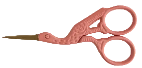 Bird scissors, stork scissors: Coral
