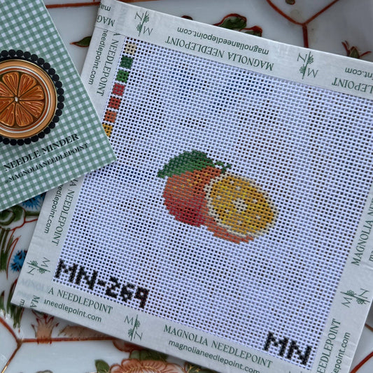 Orange Mini Needlepoint