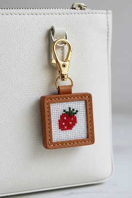 Strawberry Charm Needlepoint
