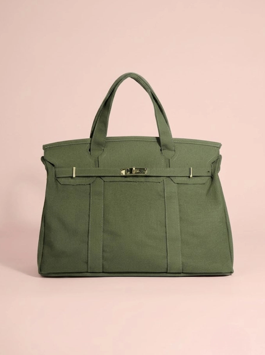 Canvas Weekender Boat Tote