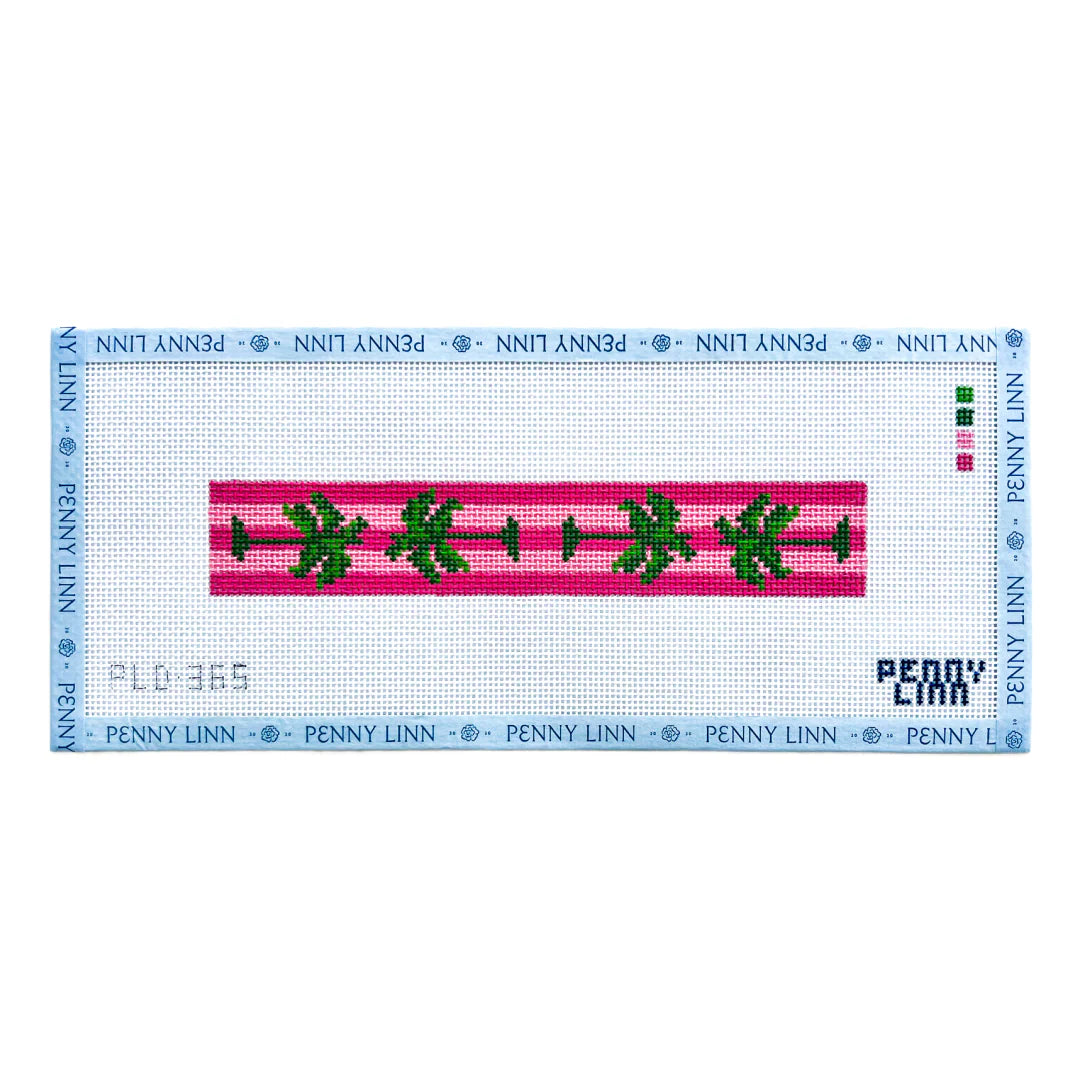 Palm Trees Keychain Needlepoint