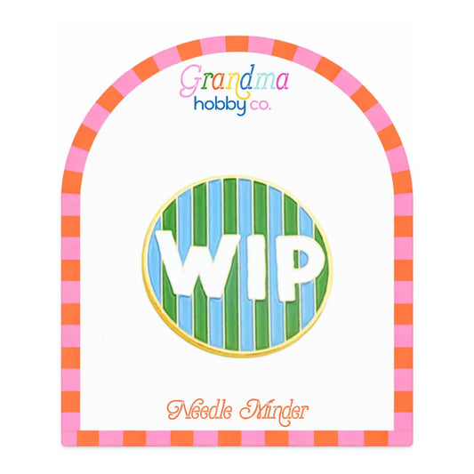 WIP Green Stripe Needle Minder