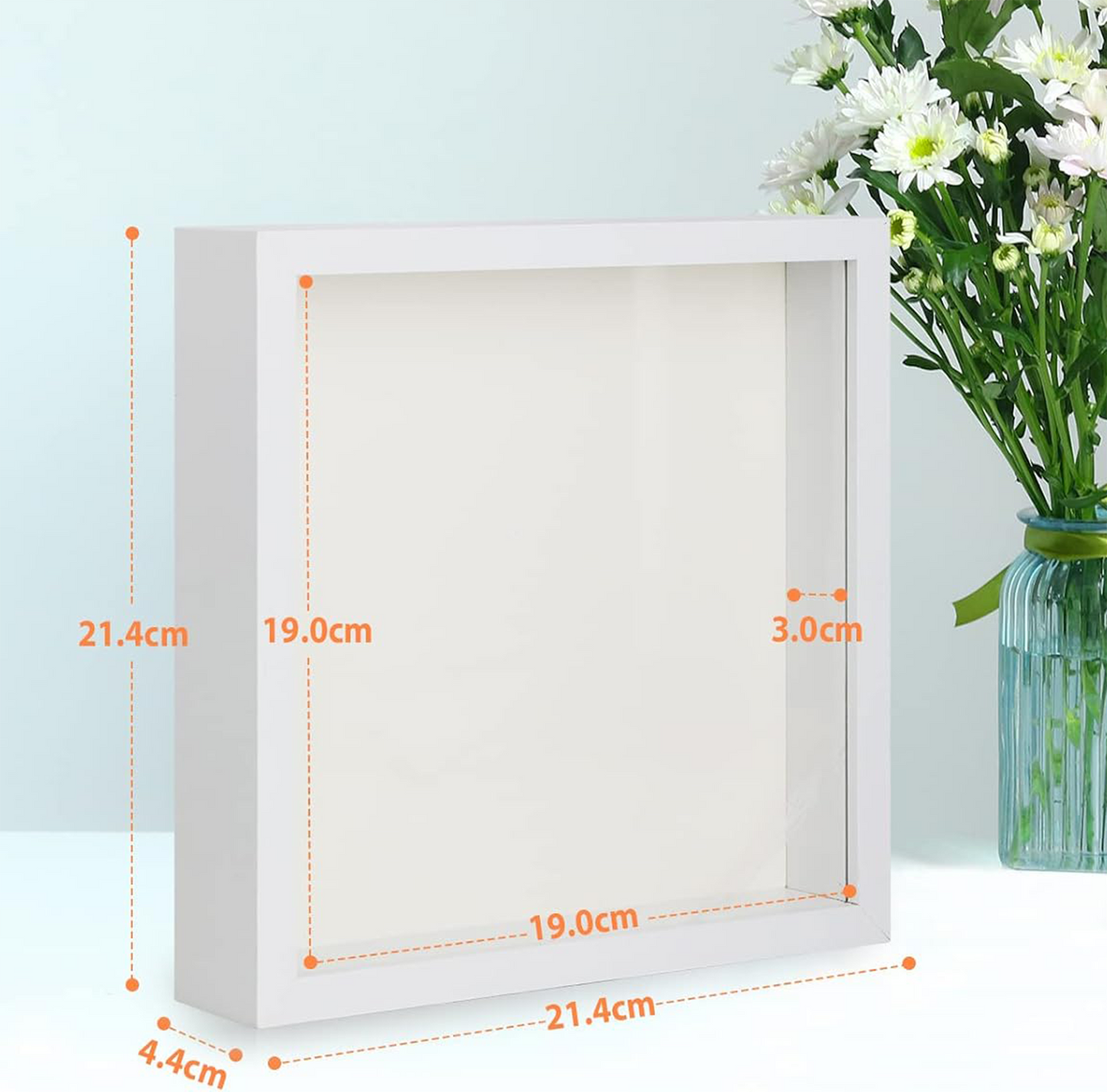 Self finishing Shadowbox Frame (real Glass)