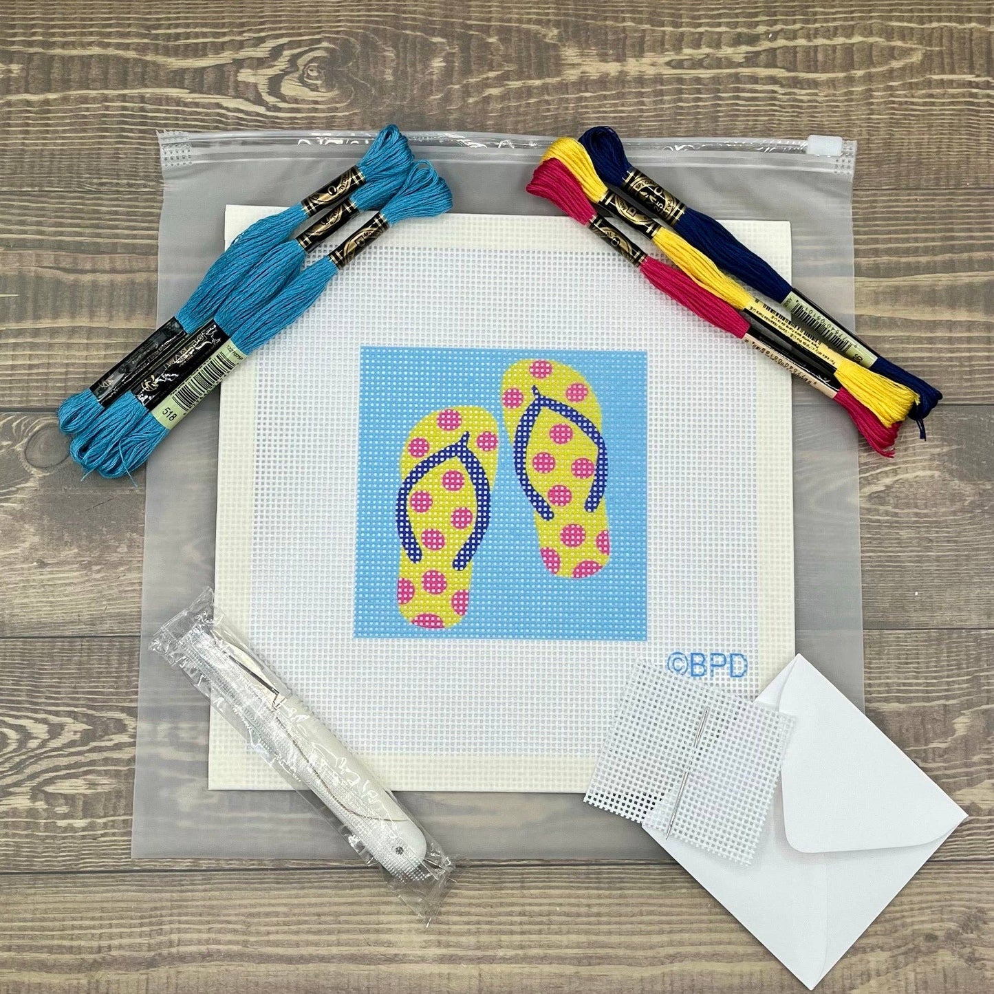 Flip Flops Needlepoint Kit