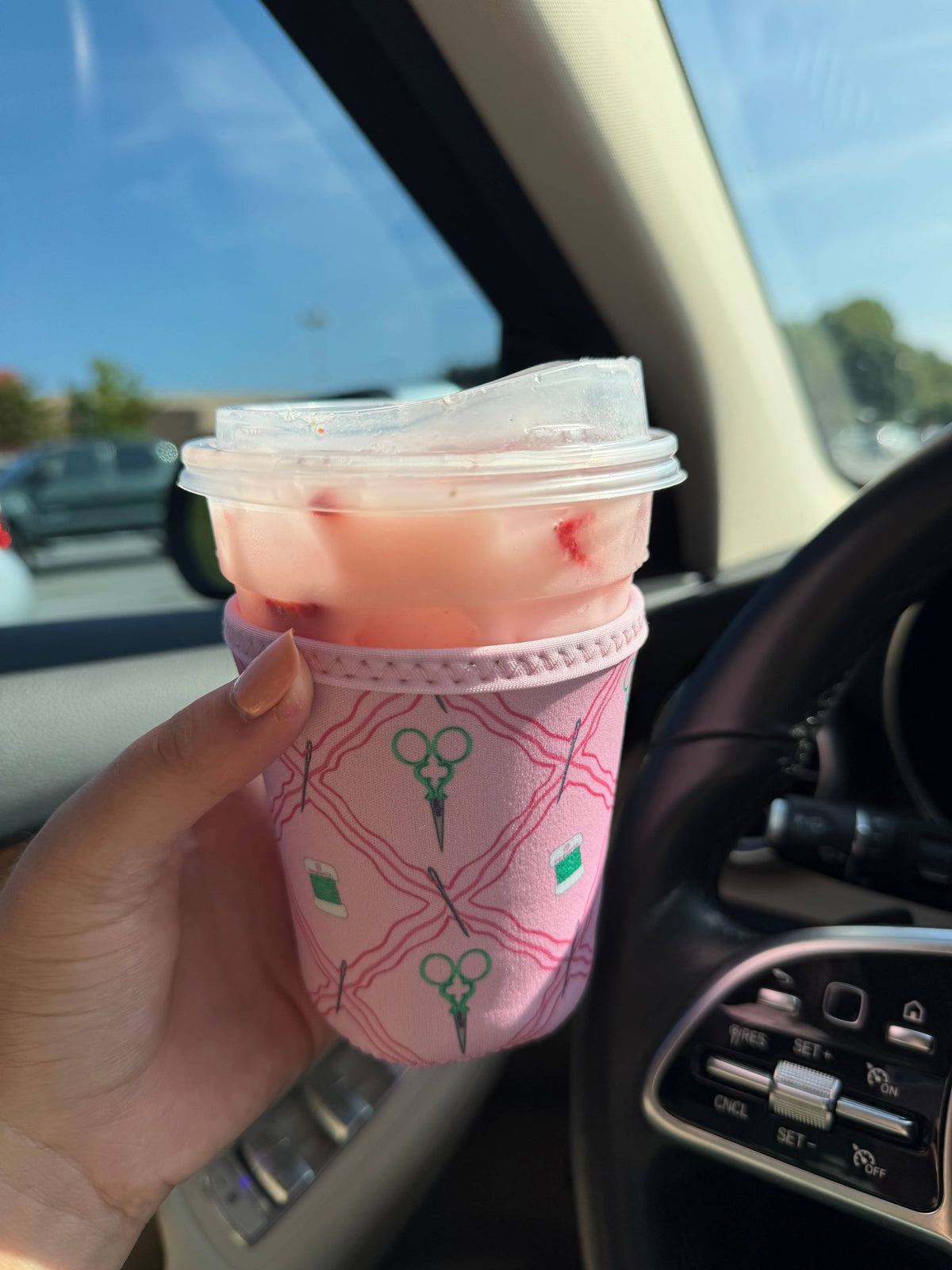 Notion Pattern Cup Sleeve Koozie