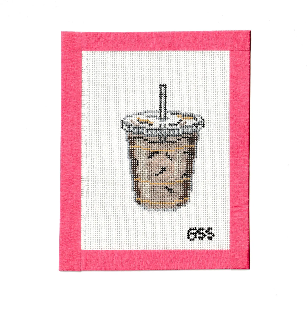 Ice Coffee Needlepoint