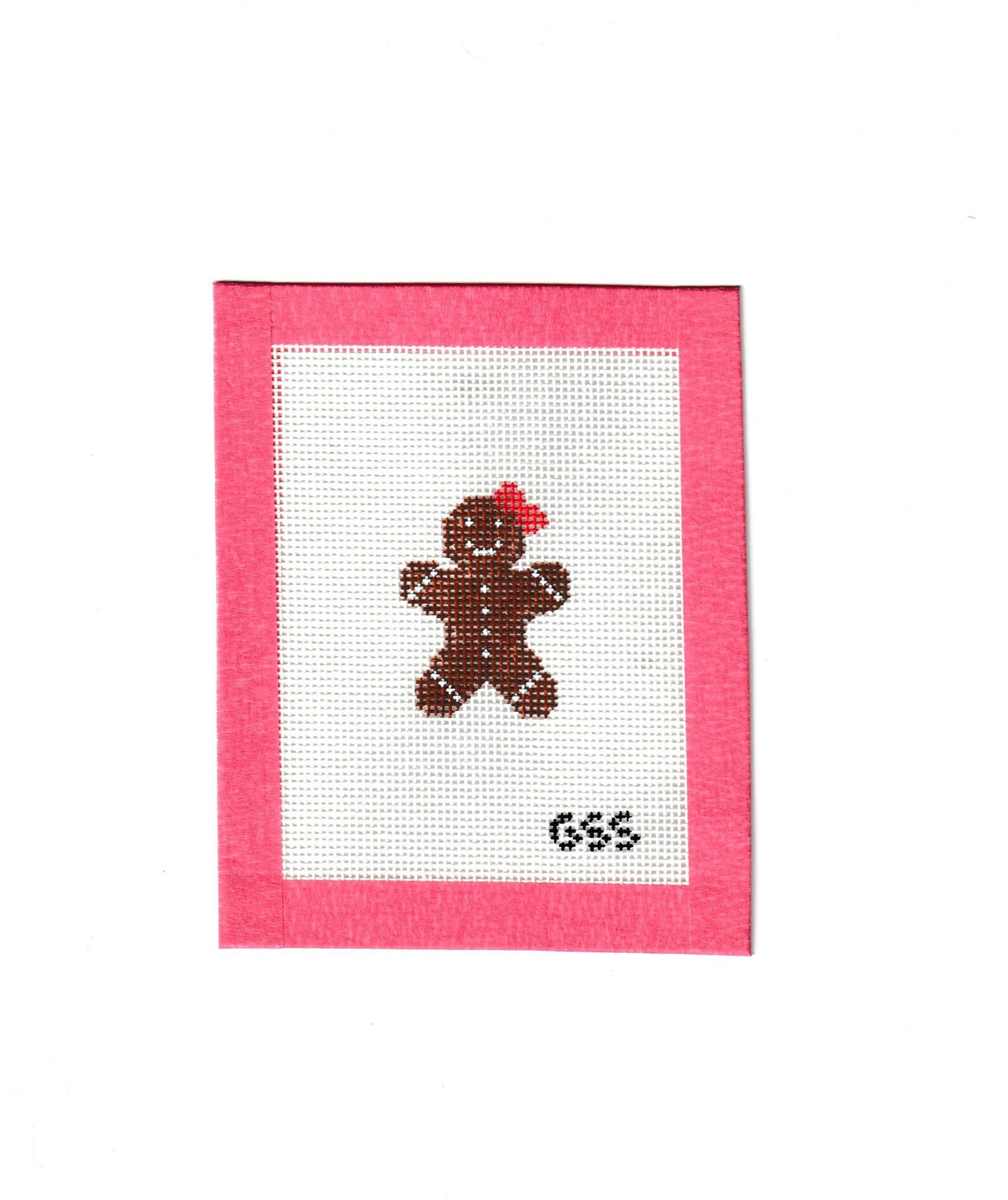 Mini Gingerbread Girl Needlepoint