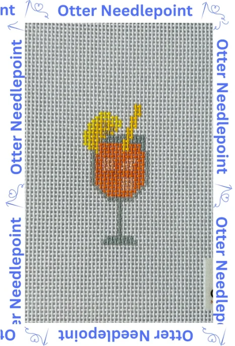 Aperol Spritz Needlepoint