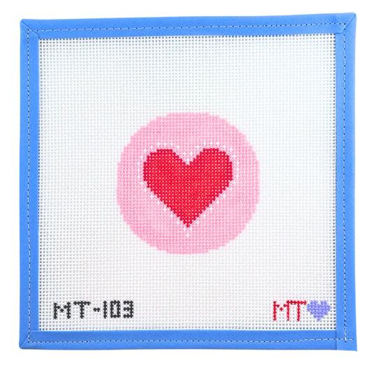 Heart Ornament Needlepoint