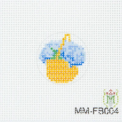 Hydrangea Basket Mini Needlepoint